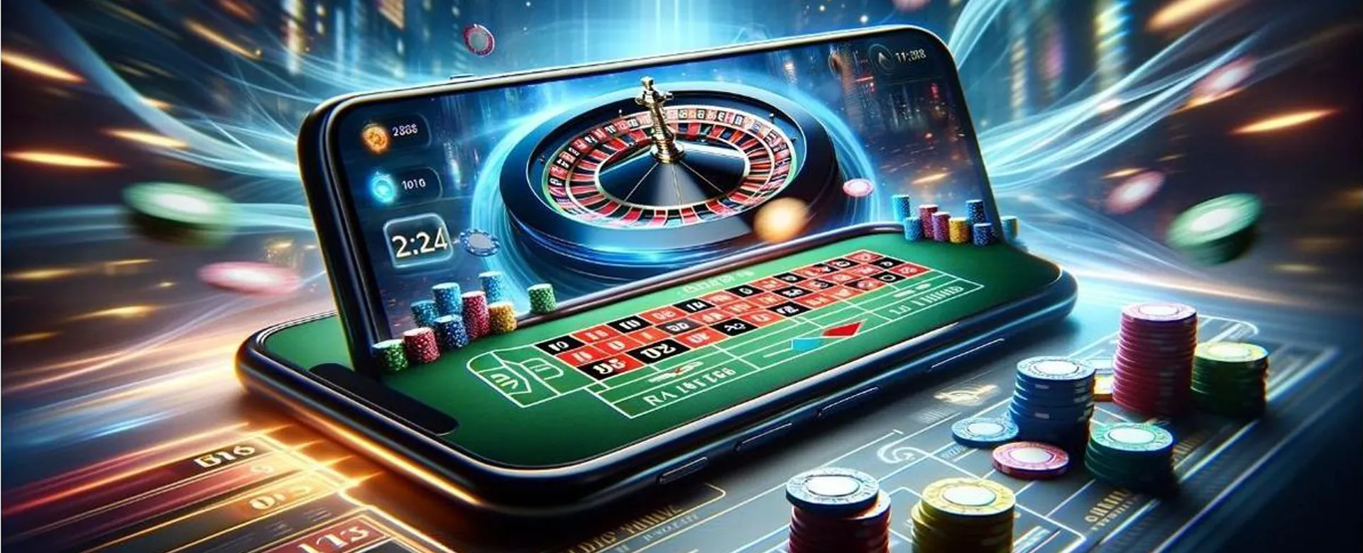 OKPLAY Login page hero image showing a secure online casino environment with login interface